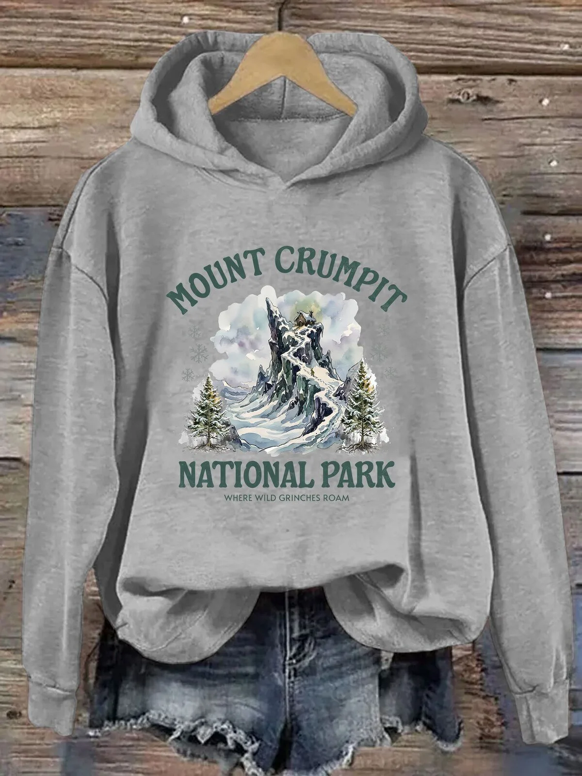 Mount Crumpit National Park Where Wild Grinches Roam Winter Hoodie