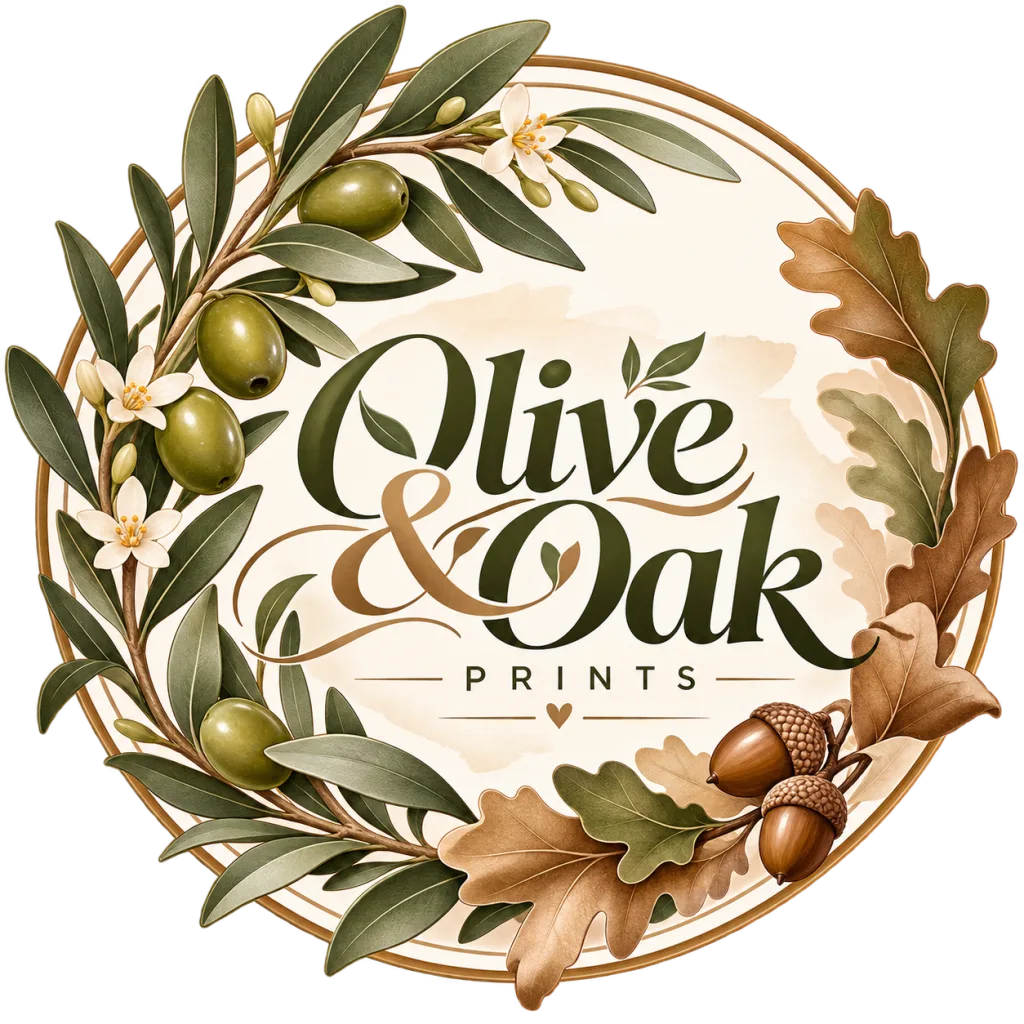 Oliveandoakprints